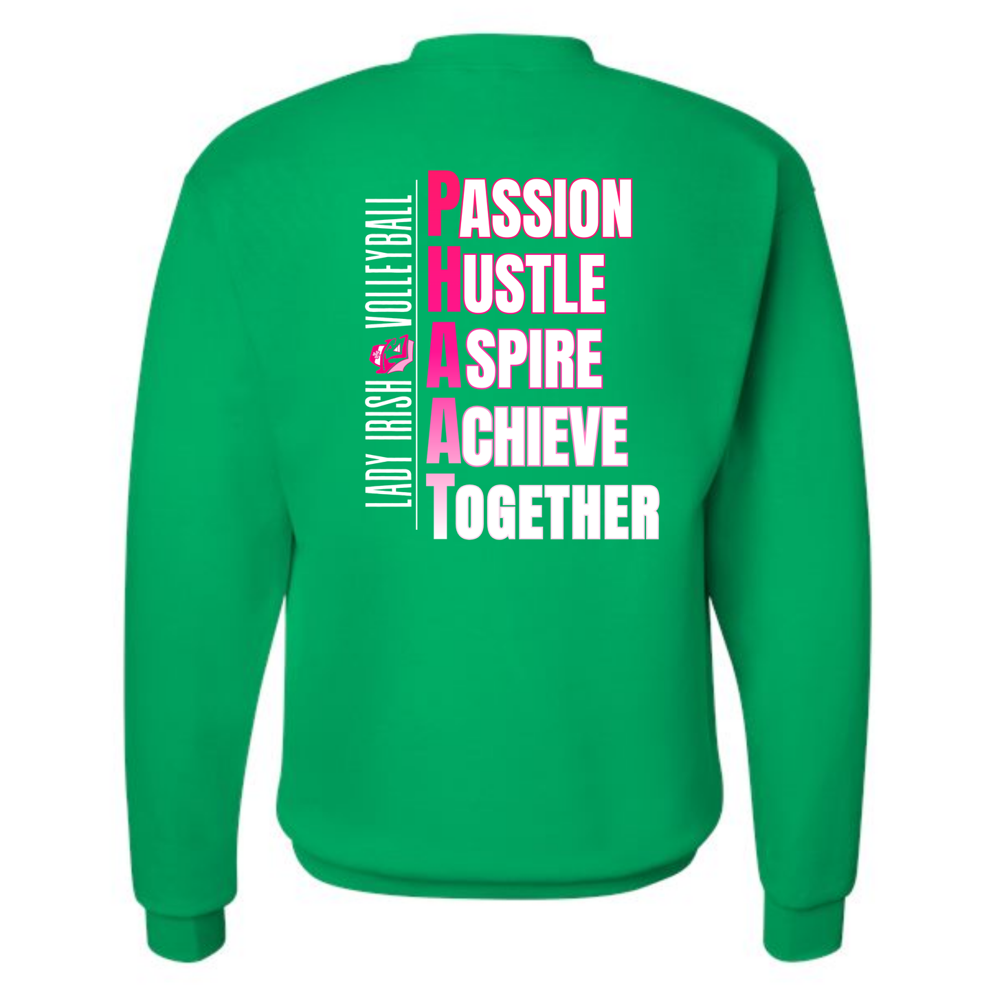 CHAPMAN LADY IRISH VOLLEYBALL Crewneck Sweatshirt