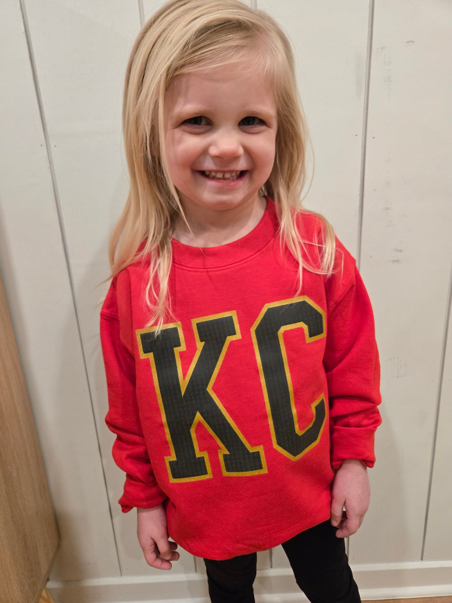 KC Block *PUFF* Red Crewneck Sweatshirt