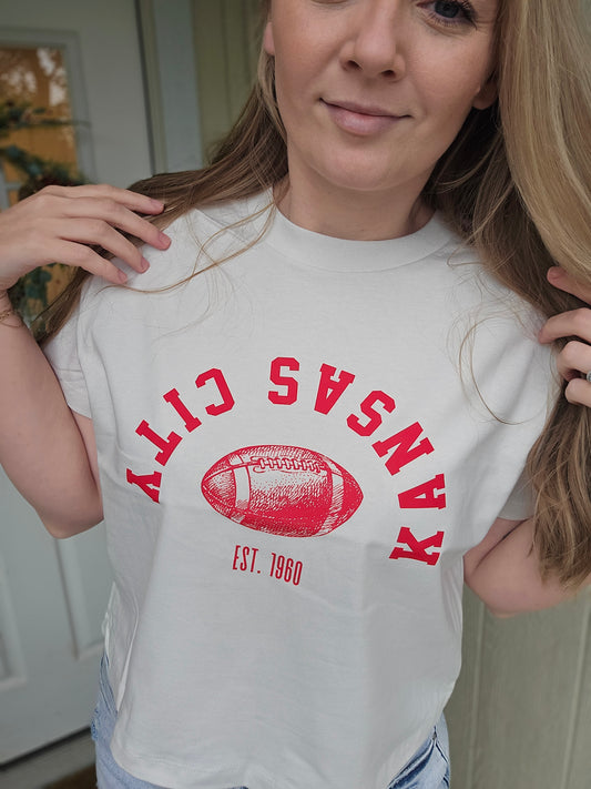 UPSIDE DOWN KC Bone Crop Tee