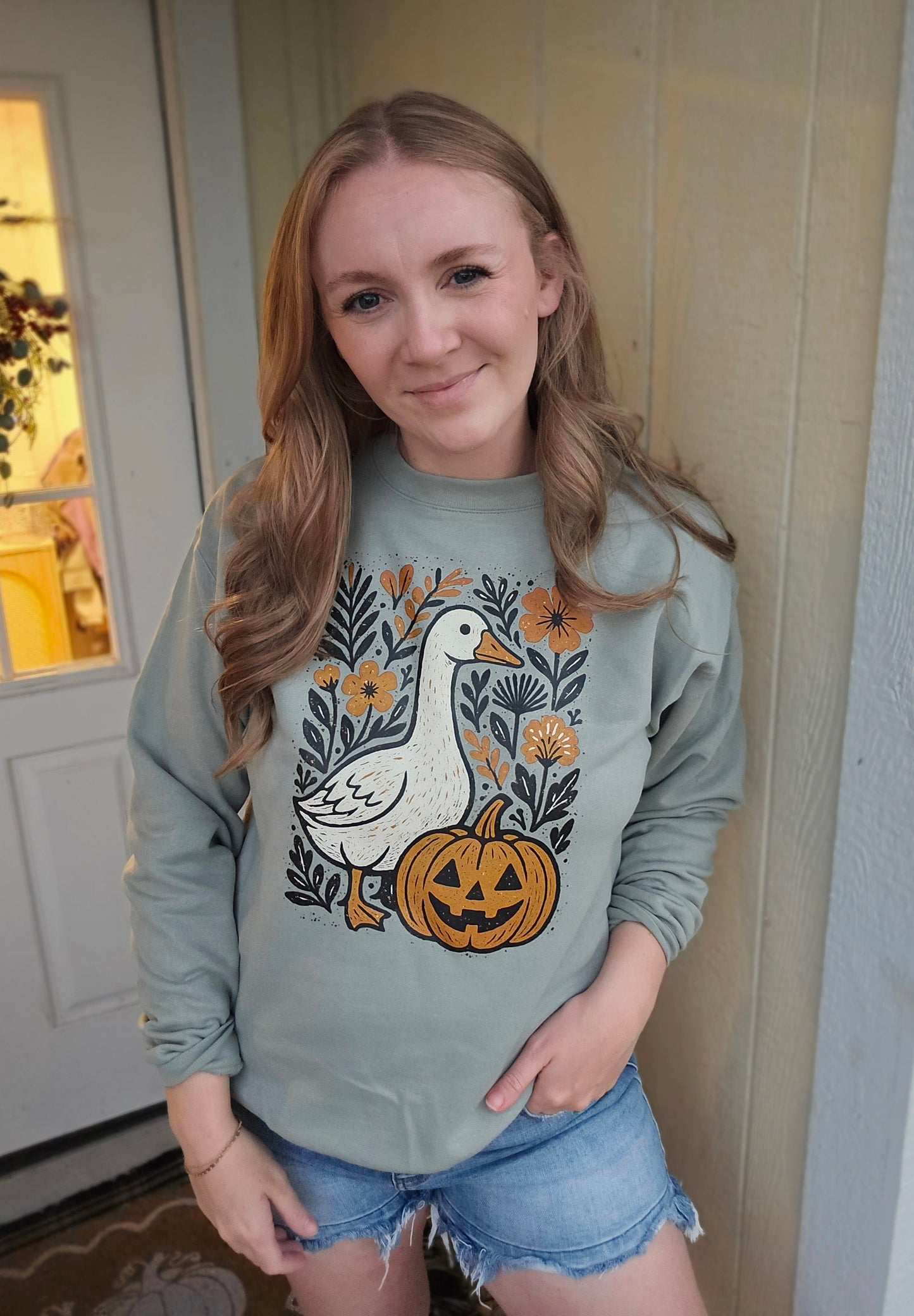 FALL GOOSE Sage Crewneck Sweatshirt