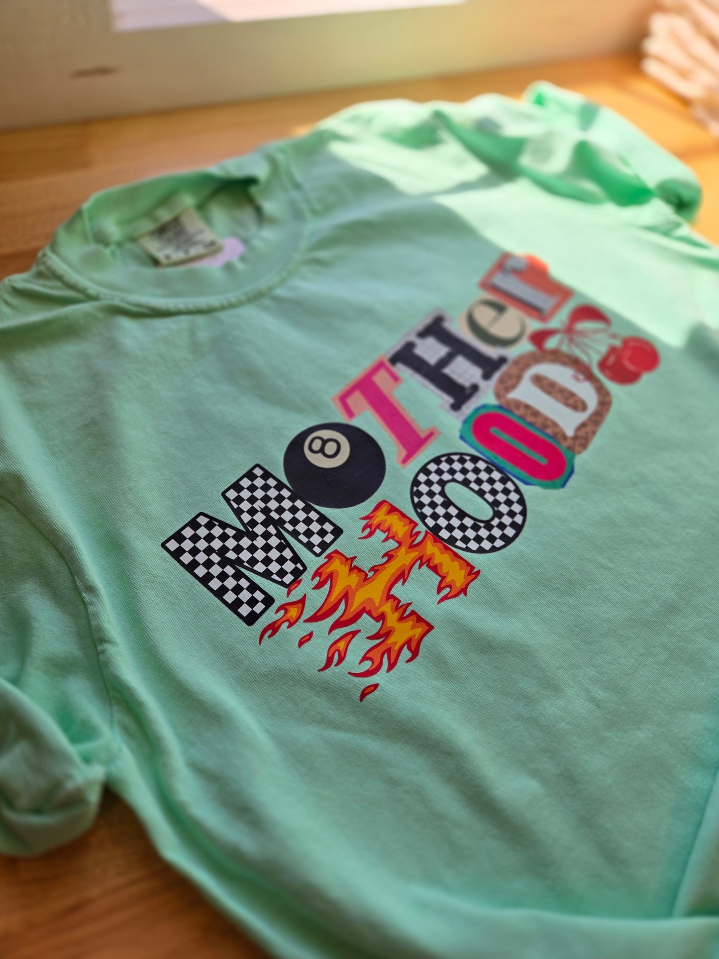 MOTHERHOOD Mint Green Vintage Wash Tee