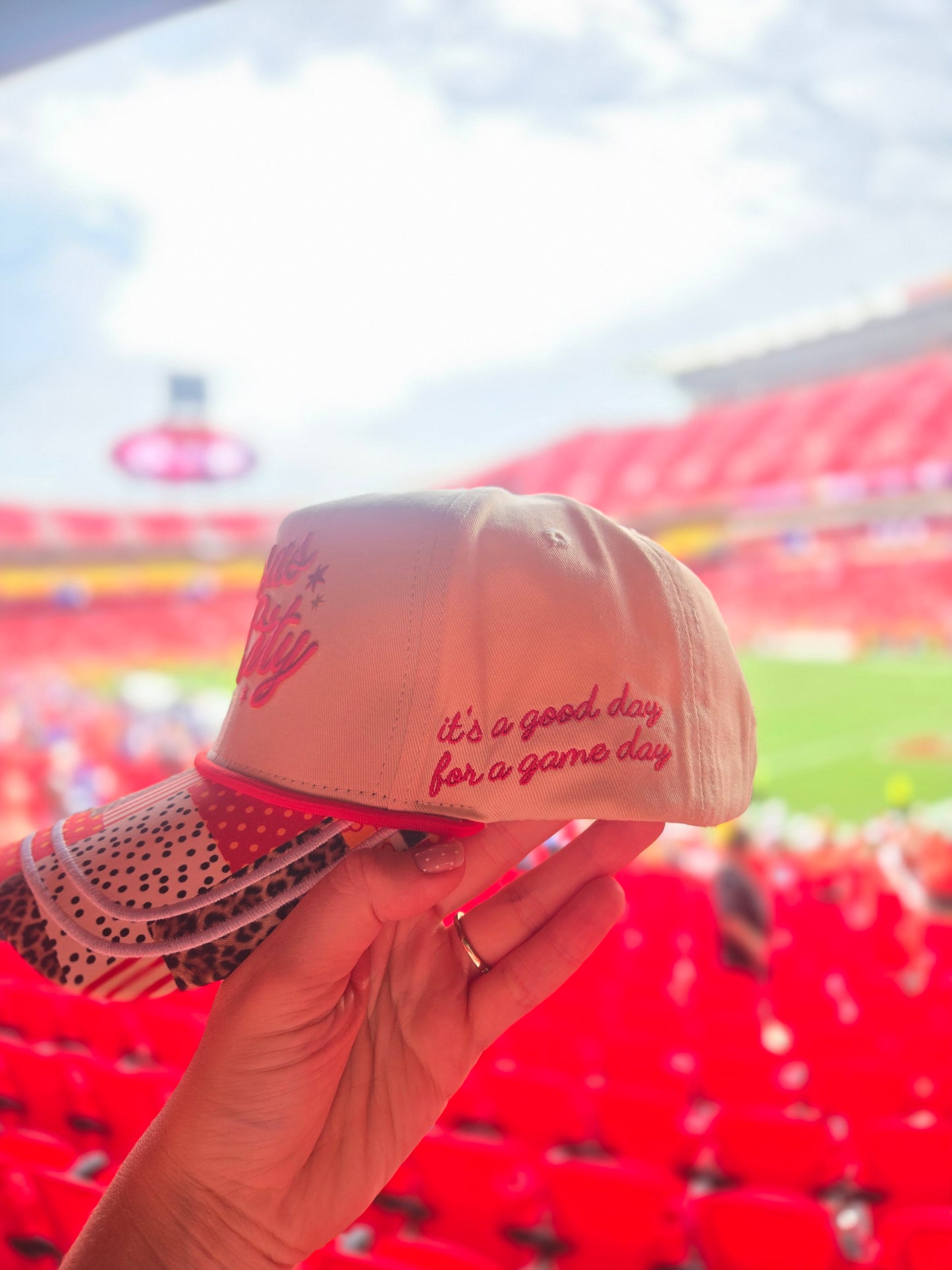 KANSAS CITY Patchwork Embroidered Trucker Hat