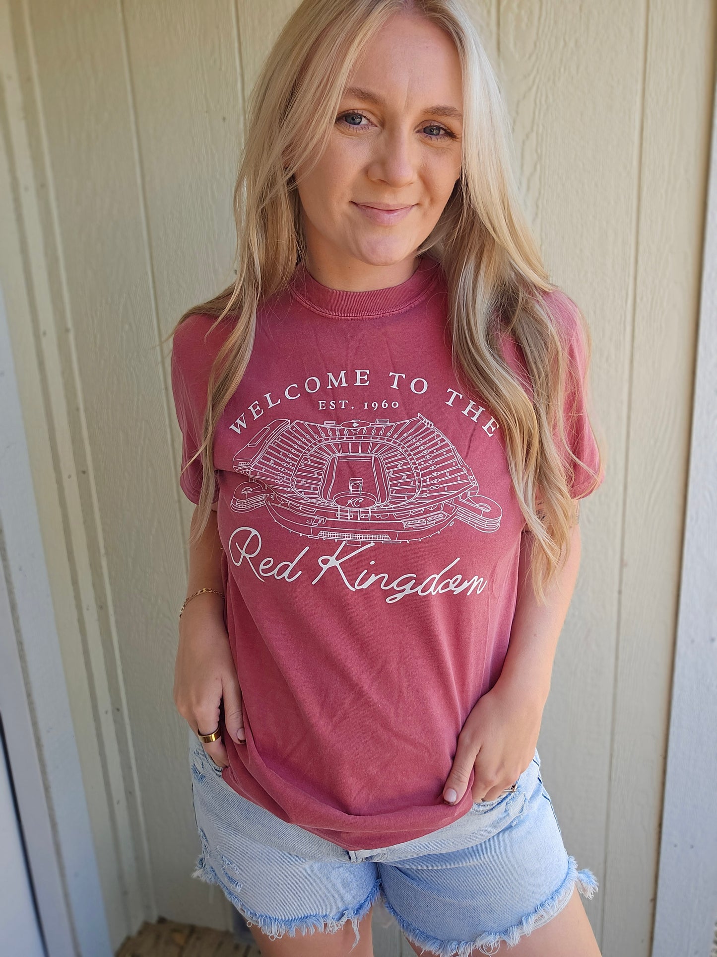RED KINGDOM Red Vintage Wash Tee