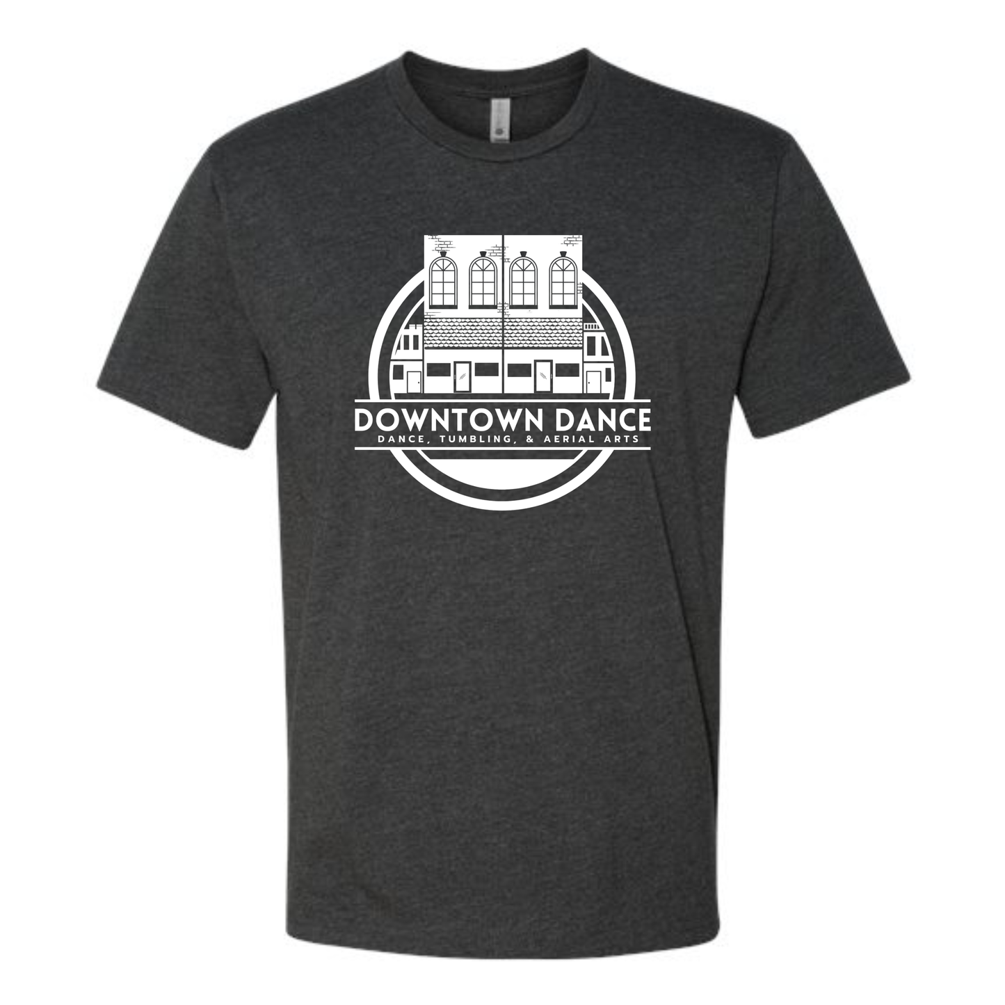 DOWNTOWN DANCE Heathered Short Sleeve Tee (ADULT)