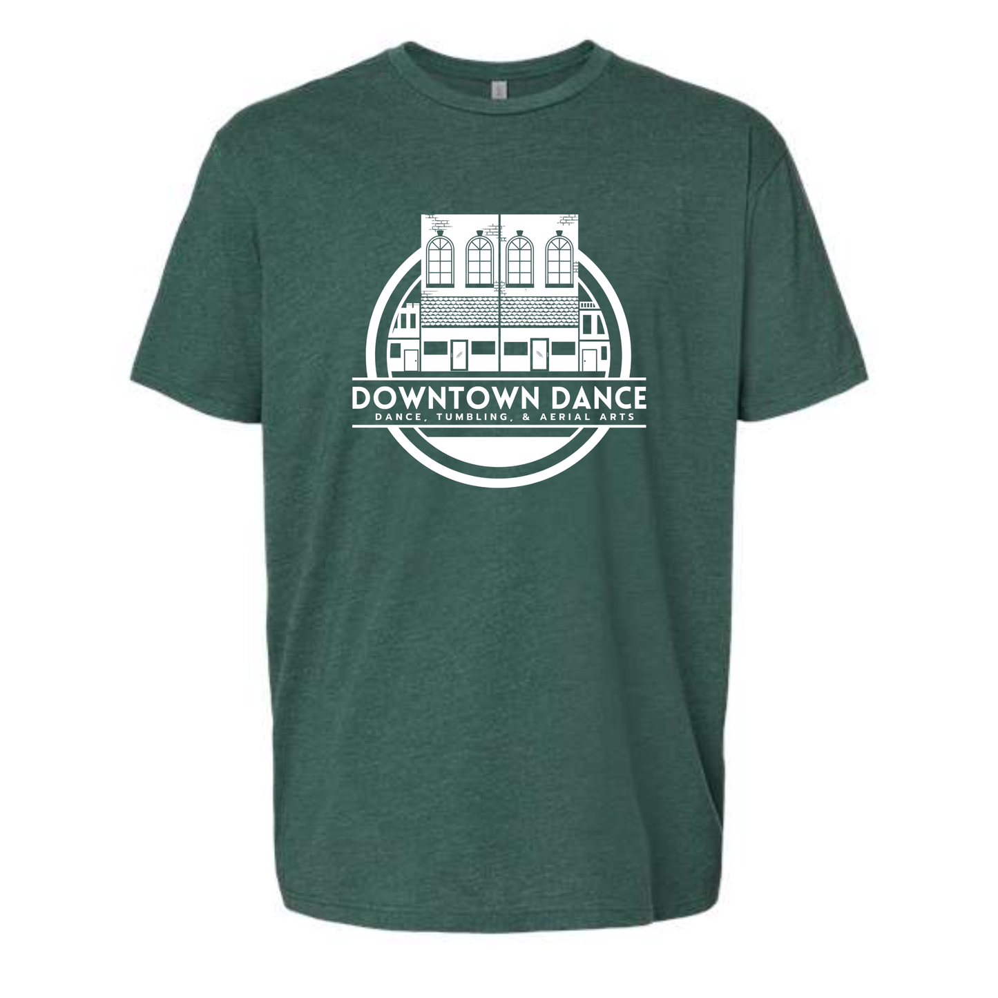 DOWNTOWN DANCE Heathered Short Sleeve Tee (ADULT)
