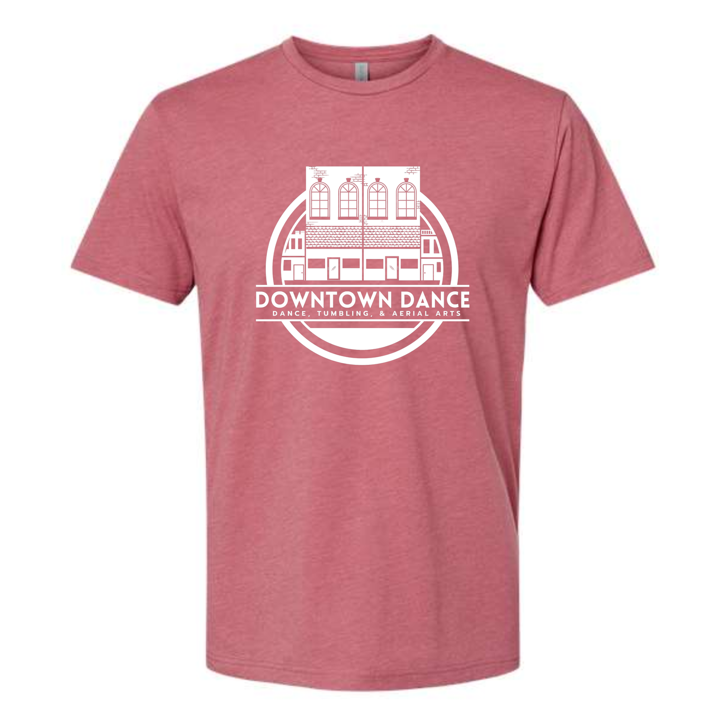 DOWNTOWN DANCE Heathered Short Sleeve Tee (ADULT)
