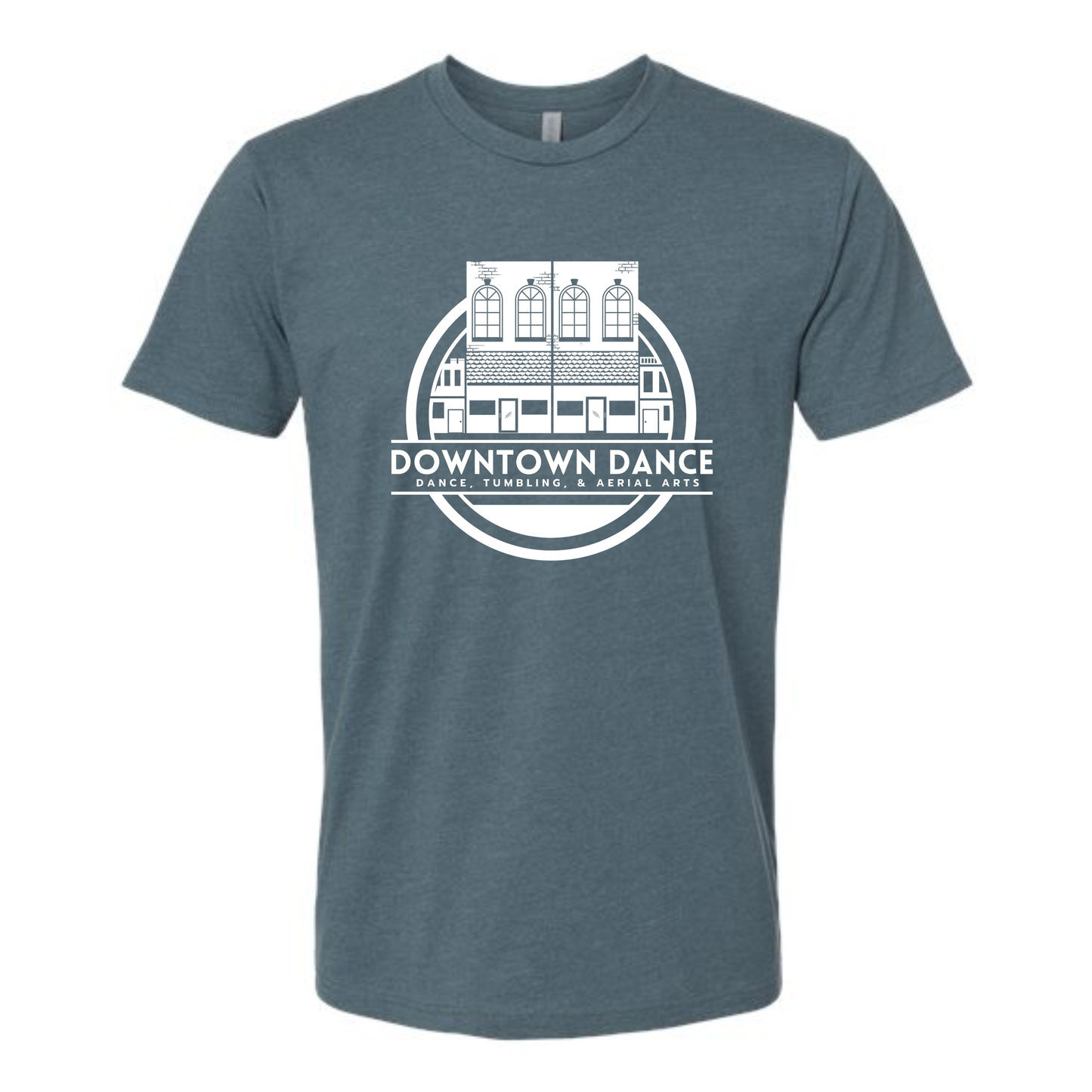 DOWNTOWN DANCE Heathered Short Sleeve Tee (ADULT)