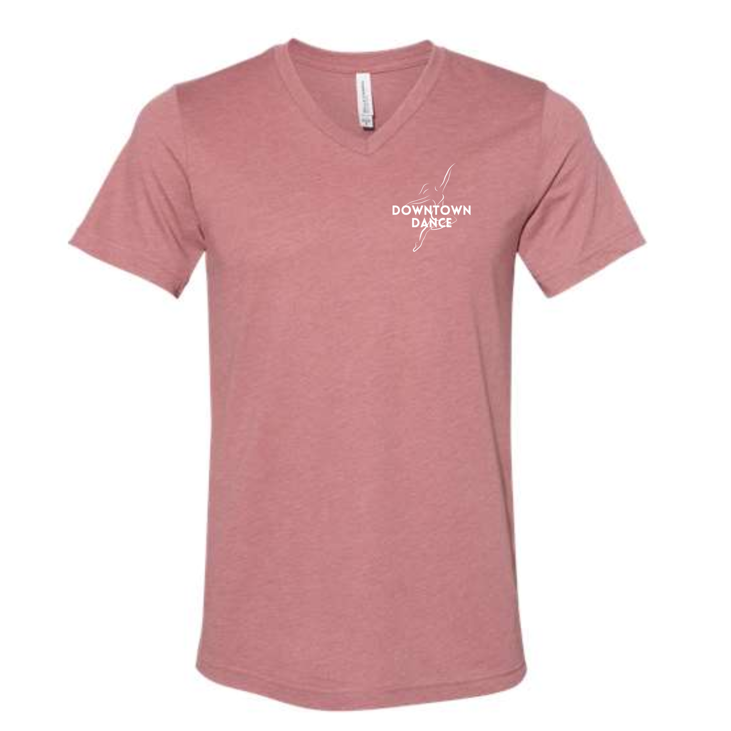DOWNTOWN DANCE V-Neck Sleeve Tee (ADULT)