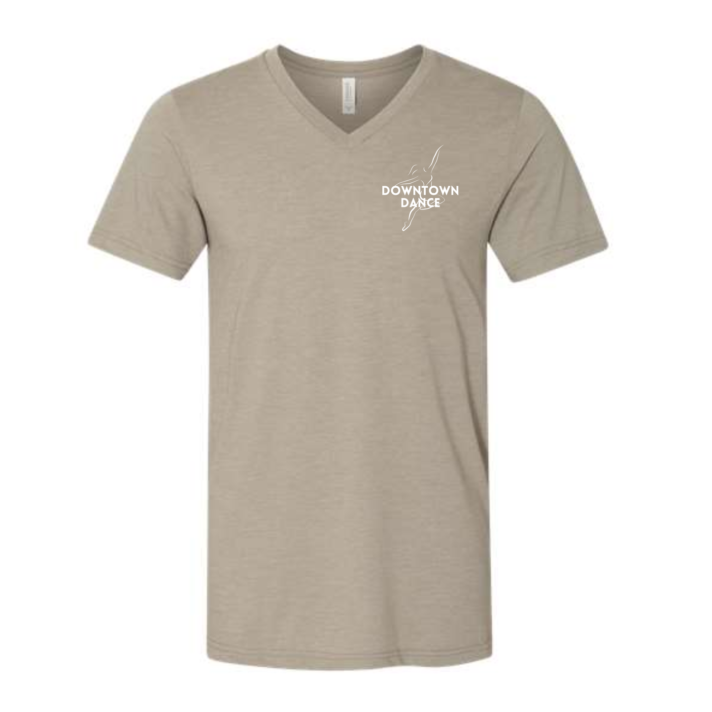 DOWNTOWN DANCE V-Neck Sleeve Tee (ADULT)