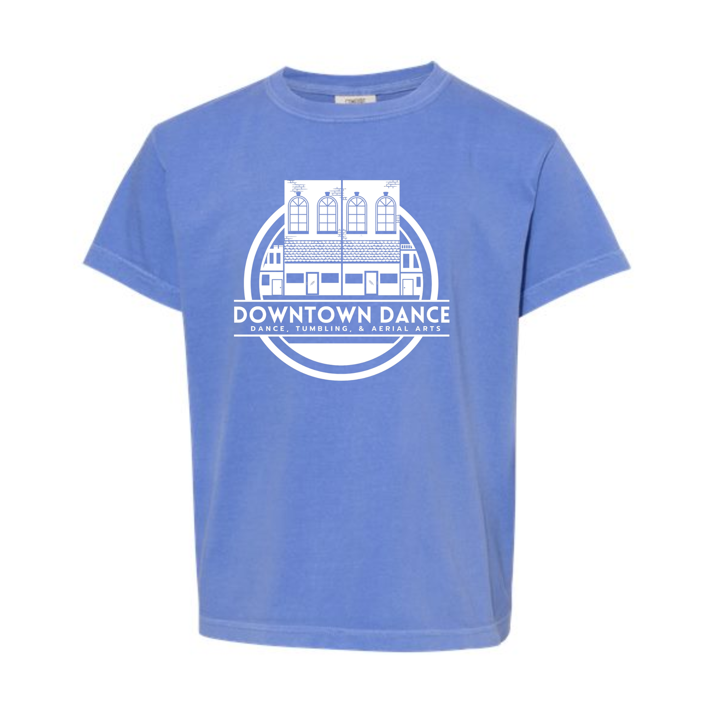DOWNTOWN DANCE Vintage Wash Short Sleeve Tee (ADULT)