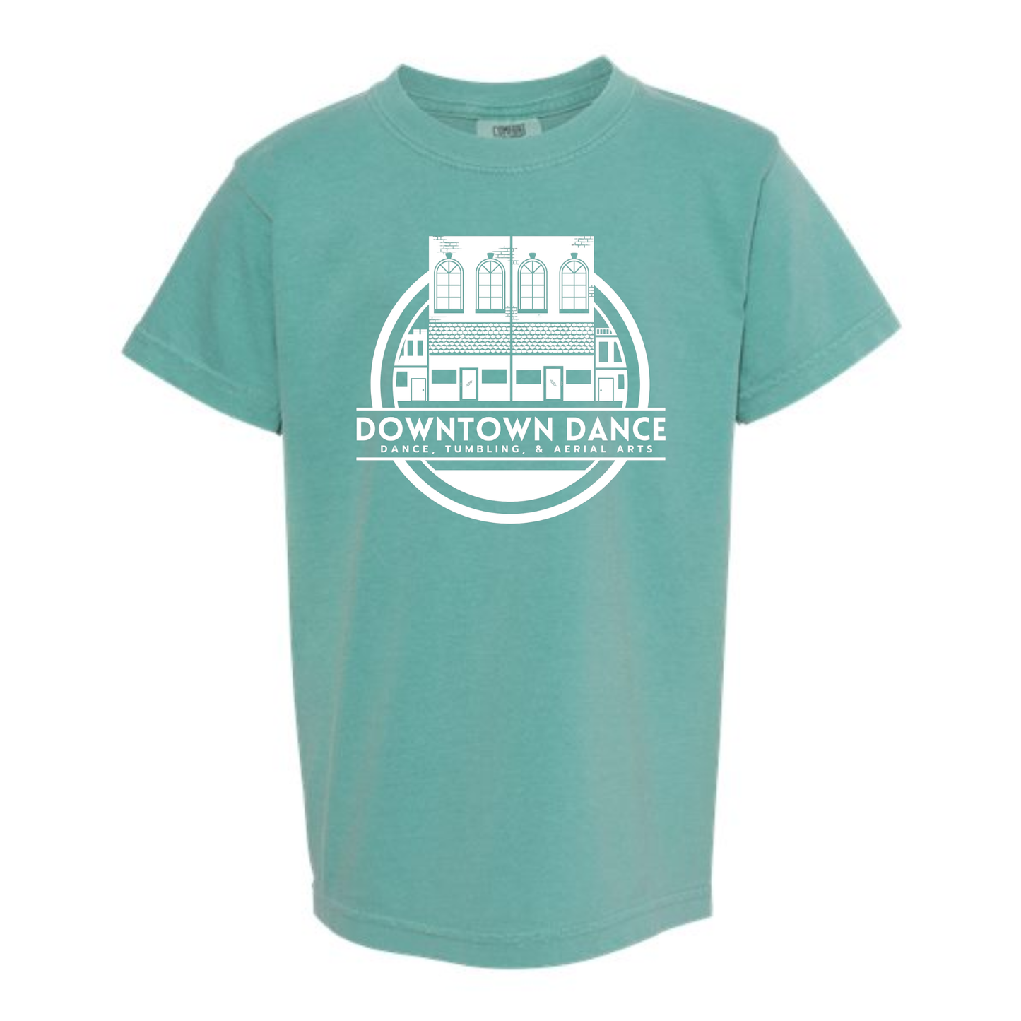 DOWNTOWN DANCE Vintage Wash Short Sleeve Tee (ADULT)