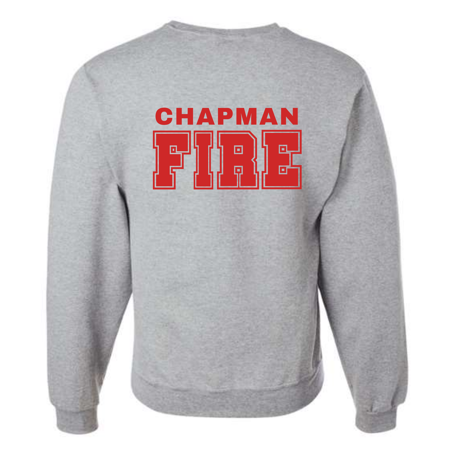 CHAPMAN FIRE Heather Grey Crewneck Sweatshirt