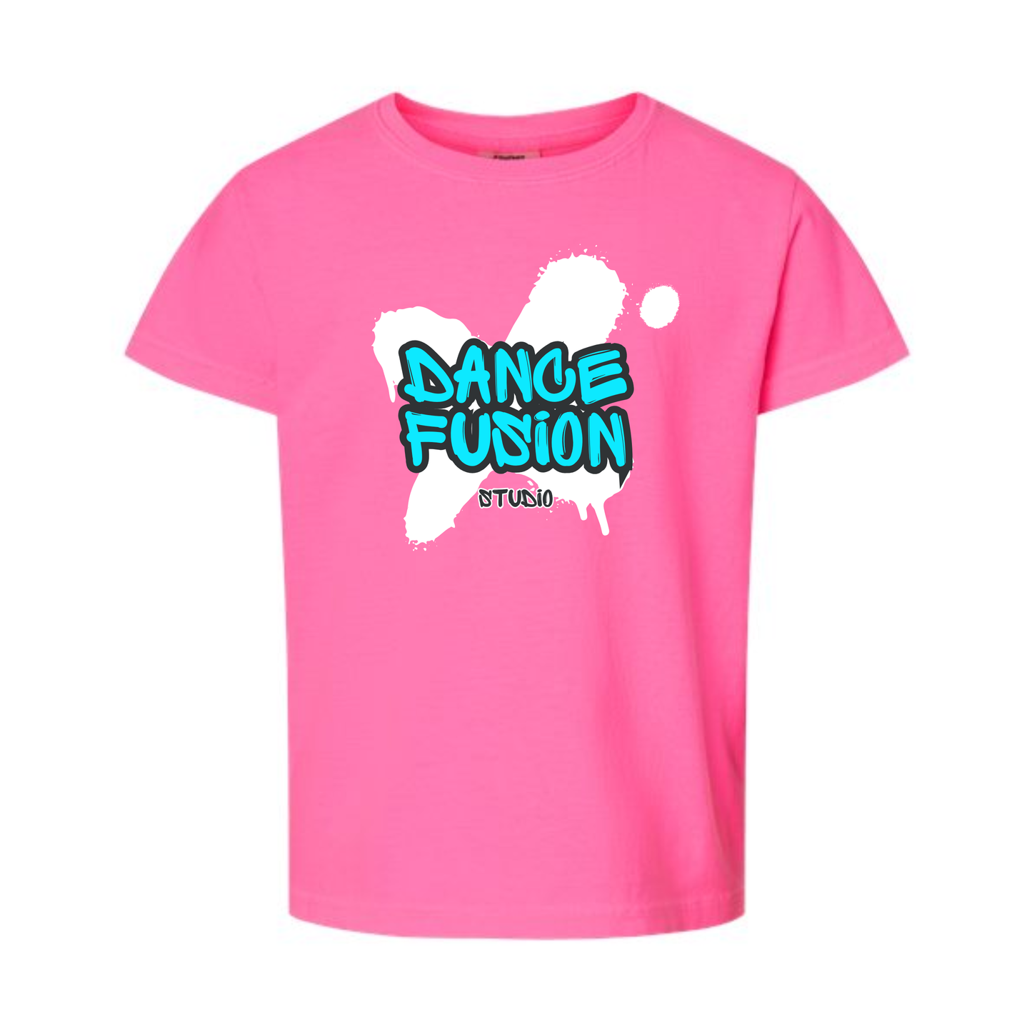 DANCE FUSION Short Sleeve Vintage Wash Tee (ADULT)