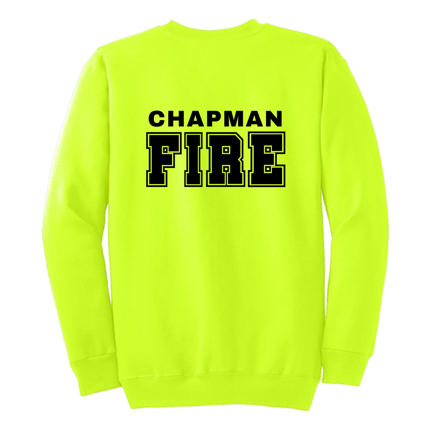 CHAPMAN FIRE Hi-Vis Crewneck Sweatshirt