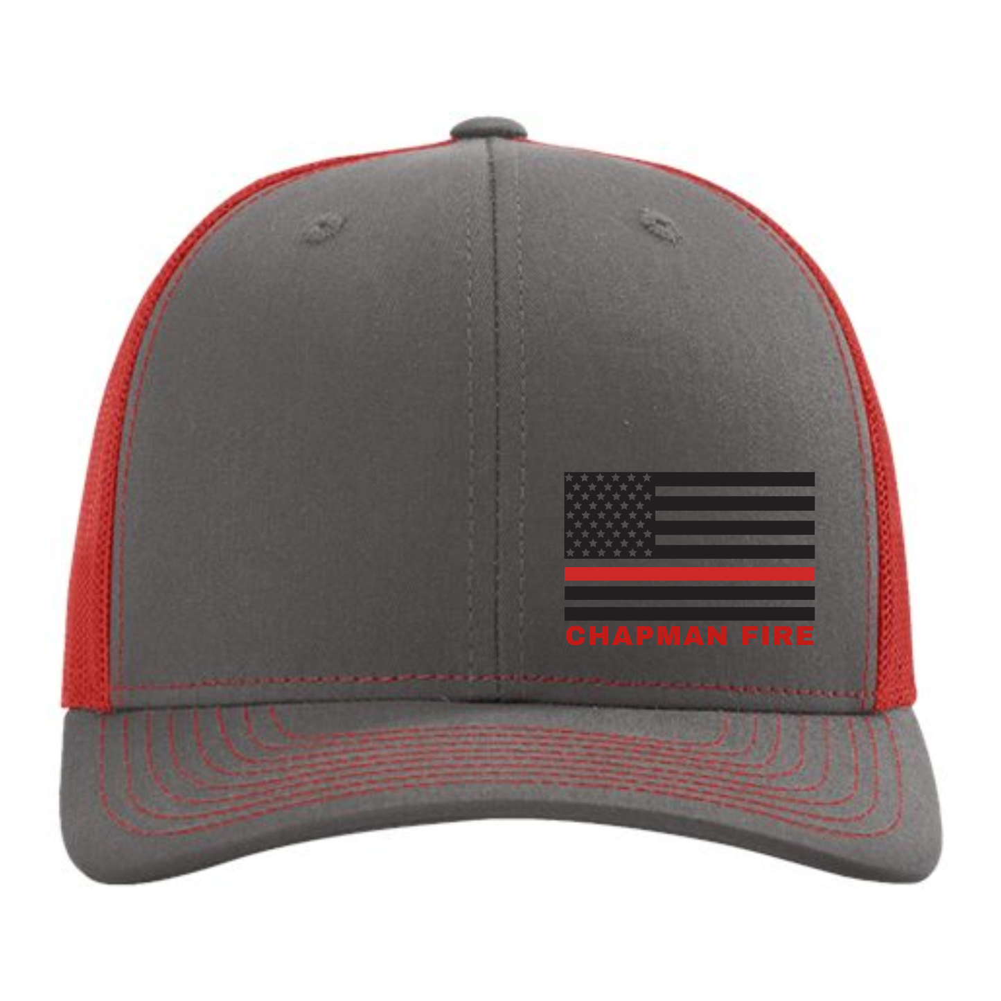 CHAPMAN FIRE Red/Charcoal Richardson Hat (Red/Black)
