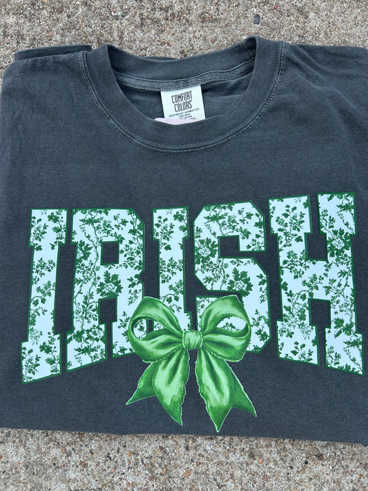 Irish floral varsity bow