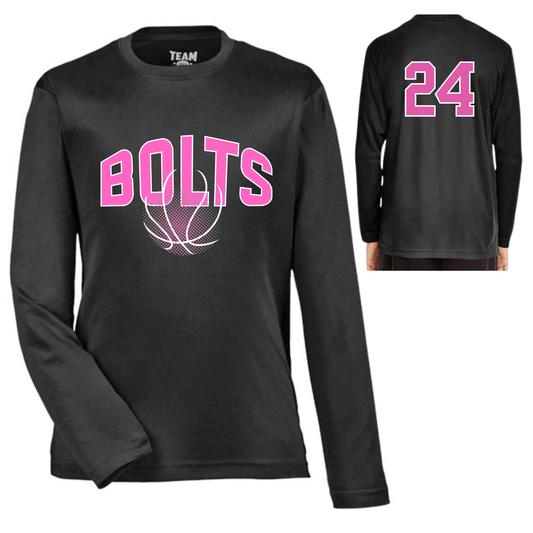 BOLTS BASKETBALL Black Shooting Sleeve
