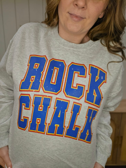 R.C. Arch Varsity Ash Grey Crewneck Sweatshirt