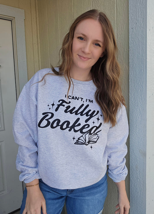 FULLY BOOKED Ash Grey Crewneck Sweatshirt