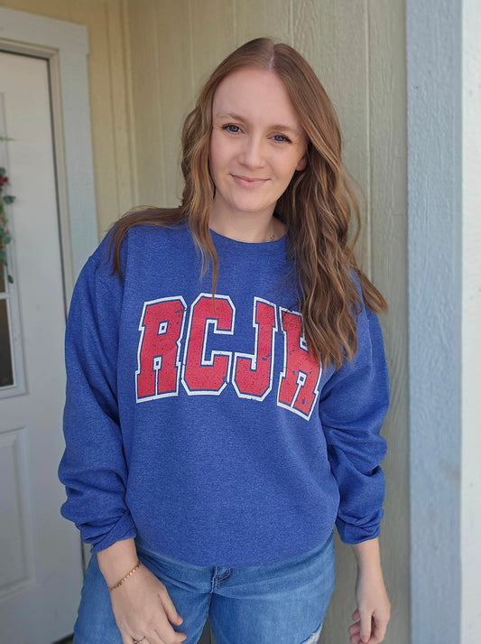 R.C. Arch Heather Blue Crewneck Sweatshirt