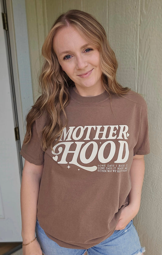 MOTHERHOOD Espresso Vintage Wash Tee