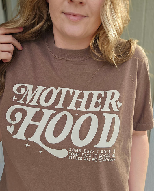 MOTHERHOOD Espresso Vintage Wash Tee