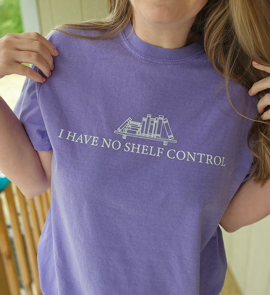 NO SHELF CONTROL Violet Vintage Wash Tee