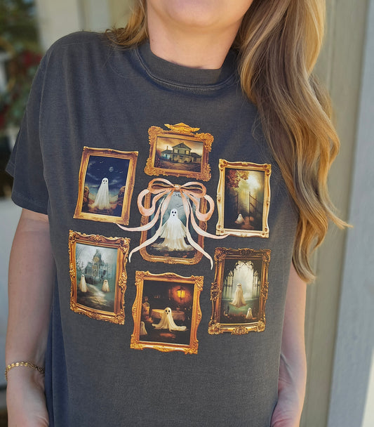 GHOST FRAME Charcoal Vintage Wash Tee