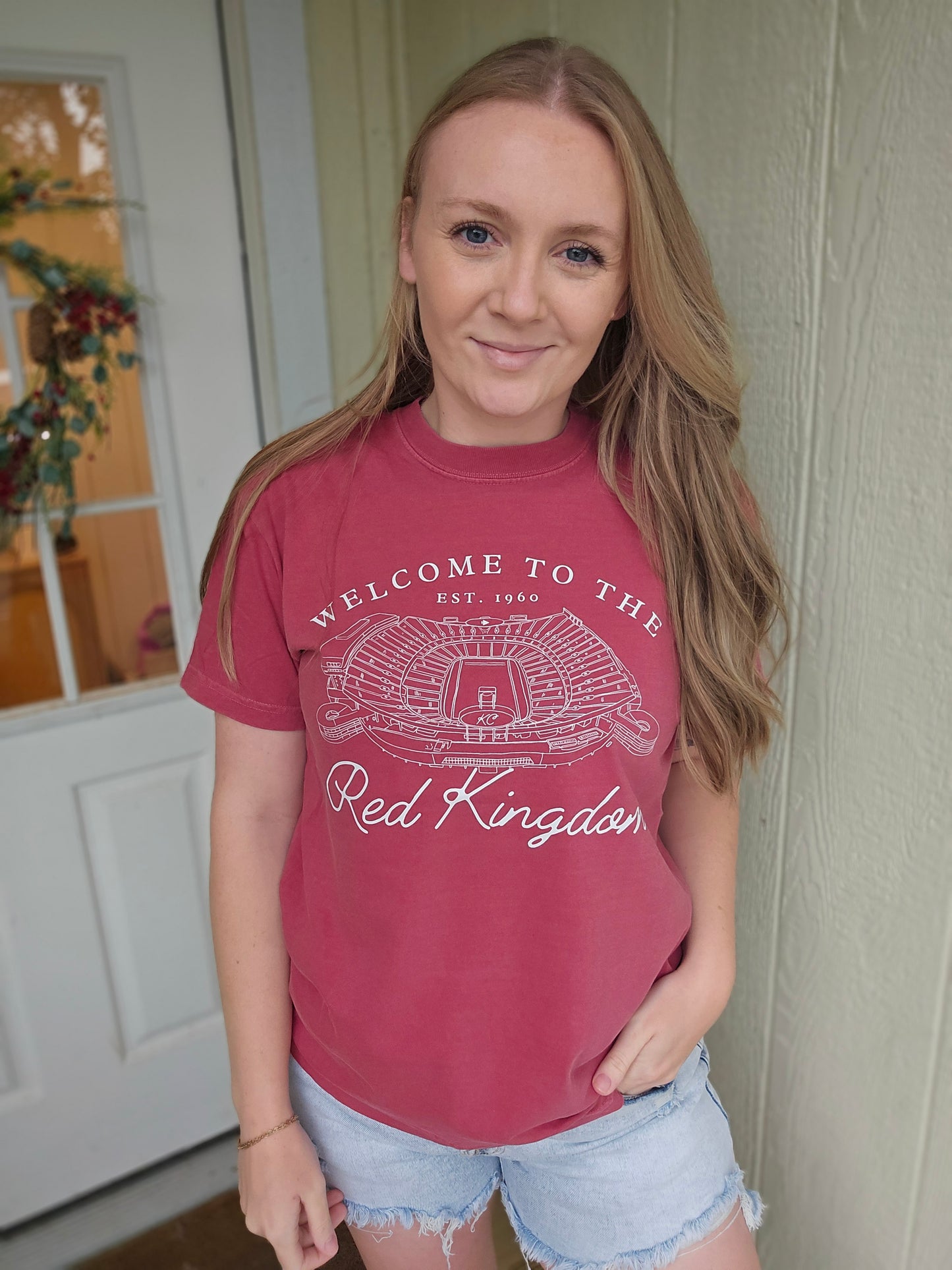 RED KINGDOM Red Vintage Wash Tee