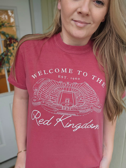 RED KINGDOM Red Vintage Wash Tee