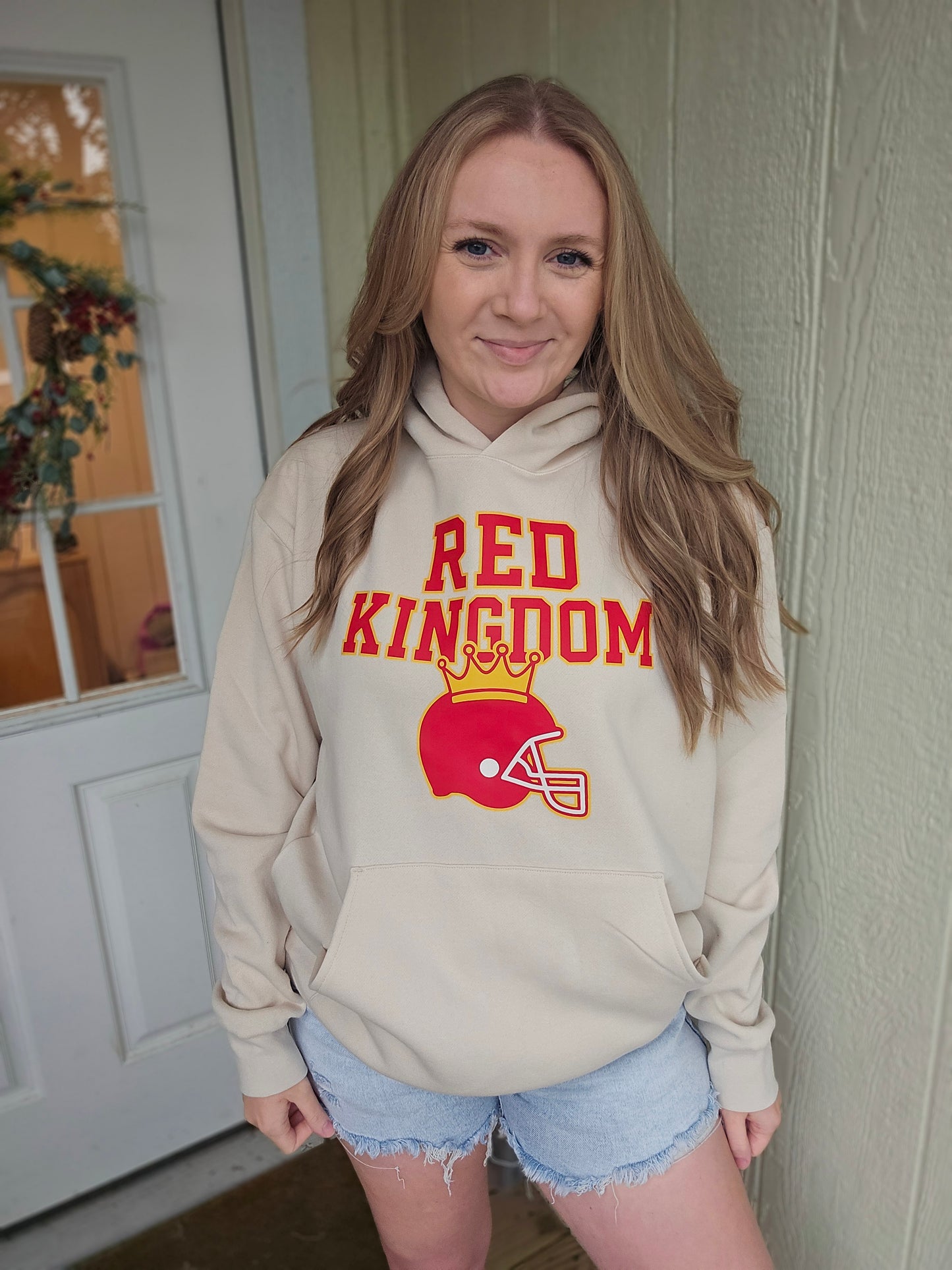 RED KINGDOM Helmet Sand Hoodie