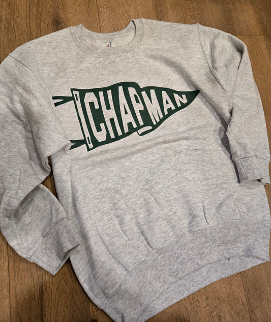 CHAPMAN IRISH PENNANT Ash Grey Crewneck (YOUTH)