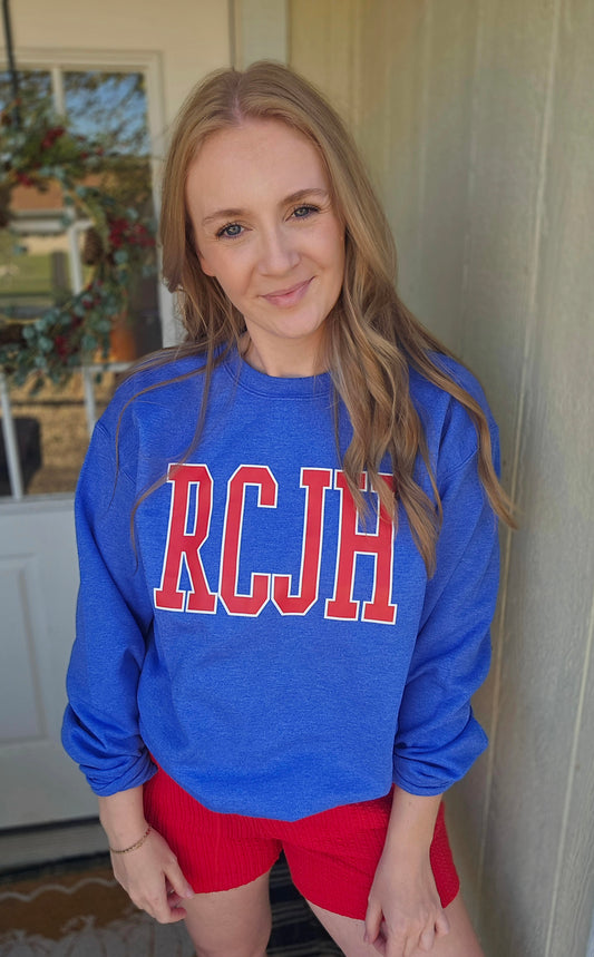 R.C. Heather Blue Crewneck Sweatshirt