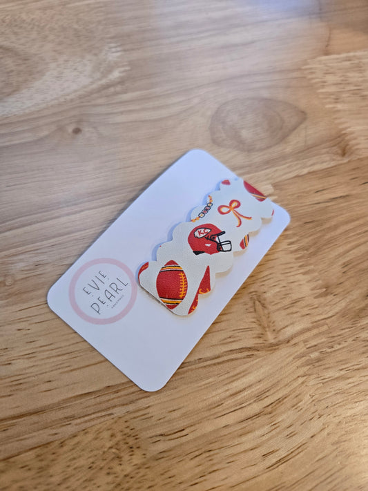 KC White Snap Hair Clip