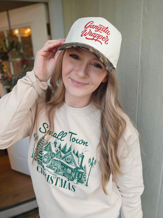 GANGSTA WRAPPER Dark Leopard/Beige Trucker Hat