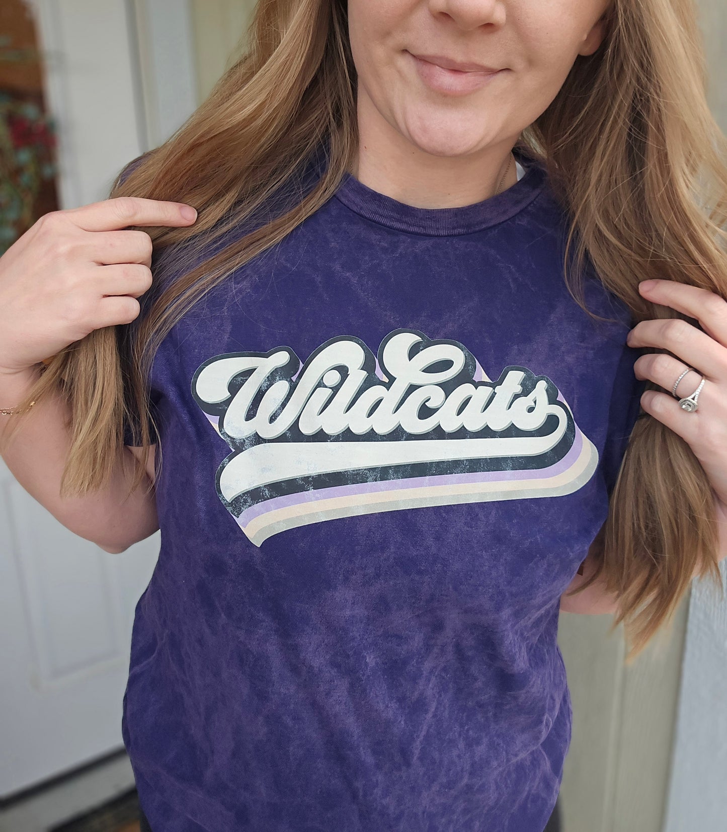 Retro Wildcats Cloud tee