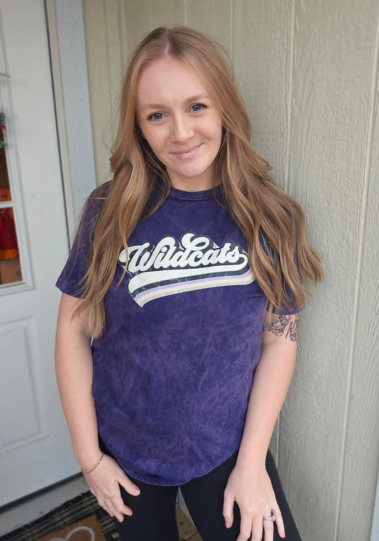 Retro Wildcats Cloud tee