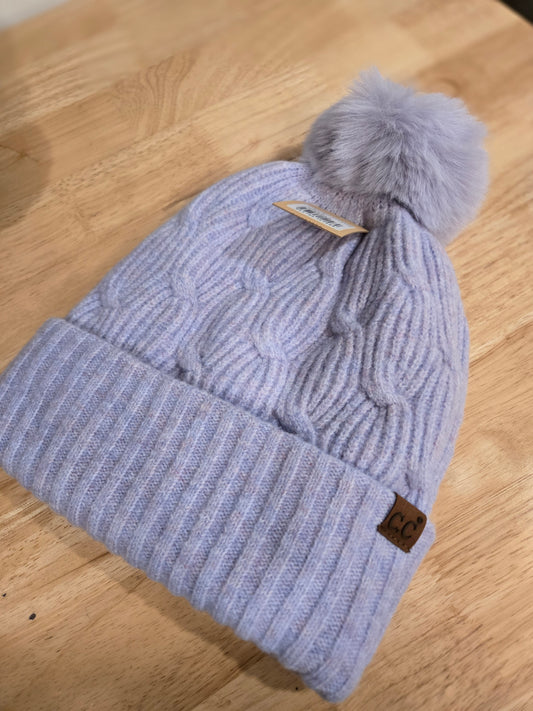 C.C.HEATHERED LAVENDER Beanie
