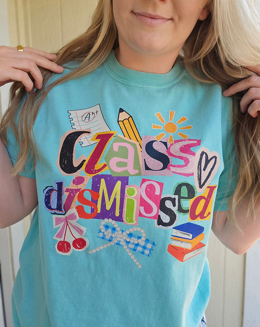 CLASS DISMISSED Chalky Mint Vintage Wash Tee
