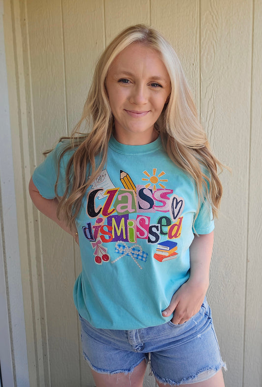 CLASS DISMISSED Chalky Mint Vintage Wash Tee