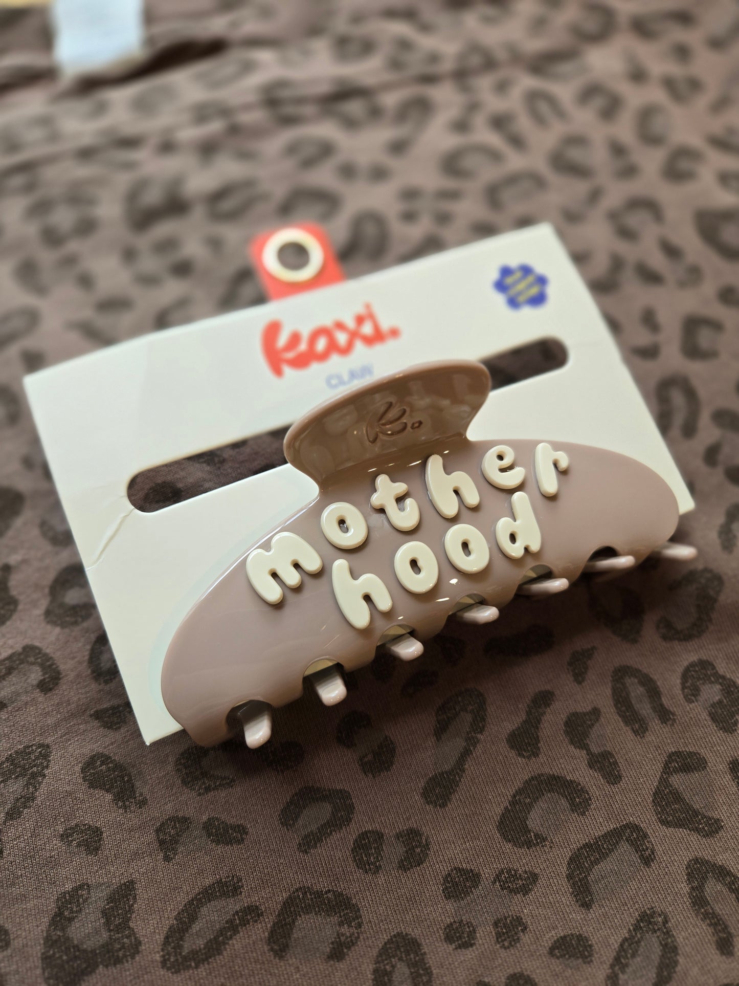 MOTHERHOOD Neutral Bubble Ivory Claw Clip (Large)