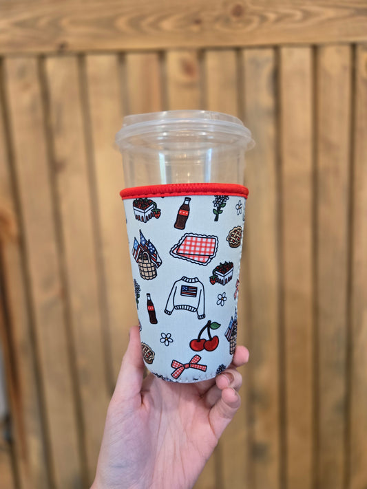 AMERICA'S BIRTHDAY Iced Coffee Sleeve