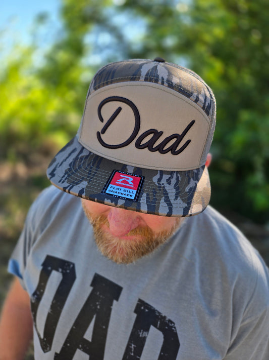 CUSTOM Camo Puff Embroidered Snapback **PRE-ORDER**