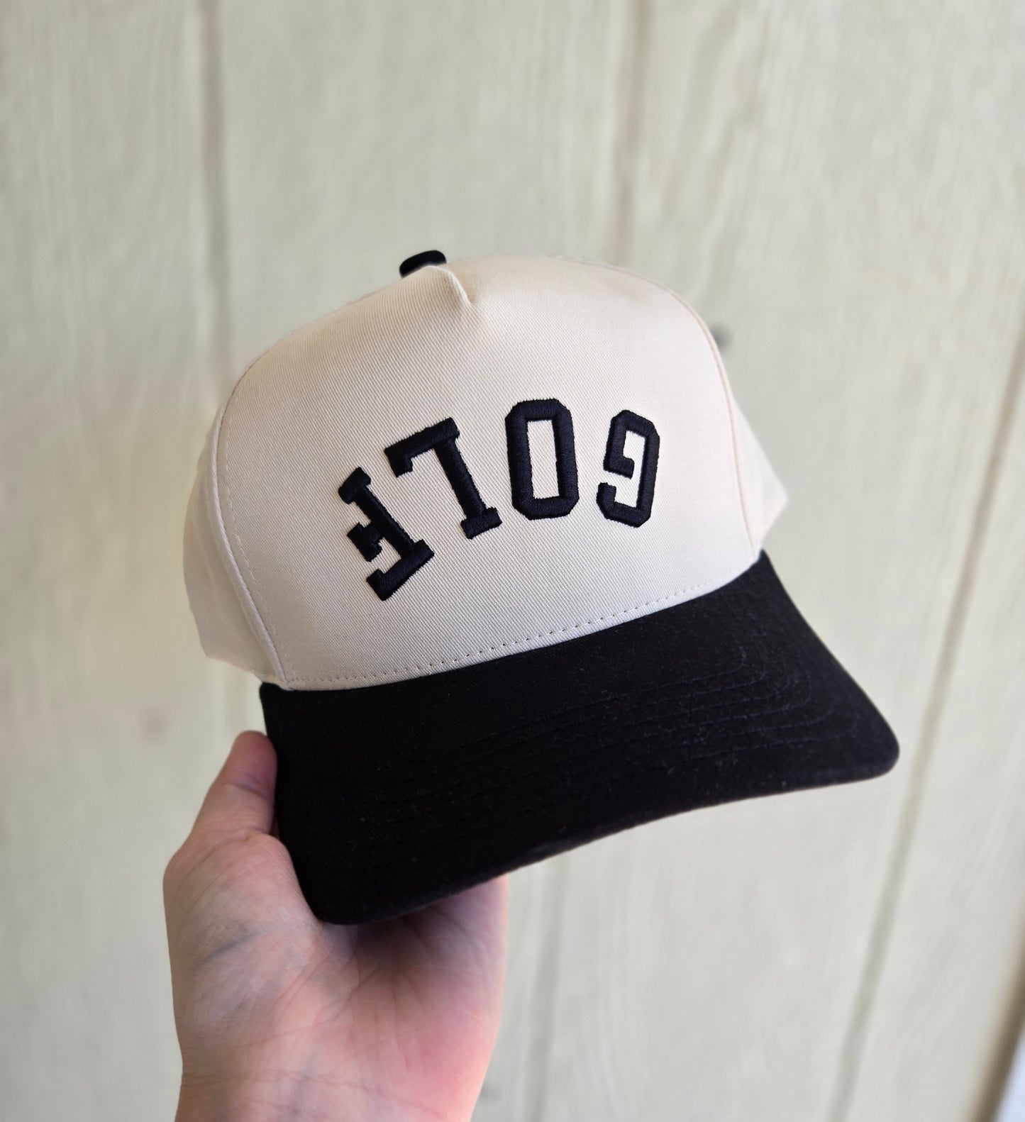 GOLF Upside Down Embroidered Trucker Hat