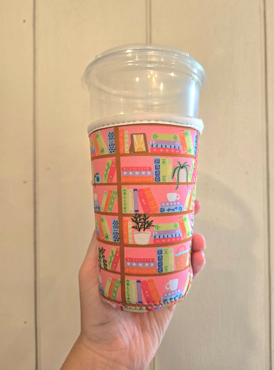 BOOK SHELVES Iced Coffee Sleeve