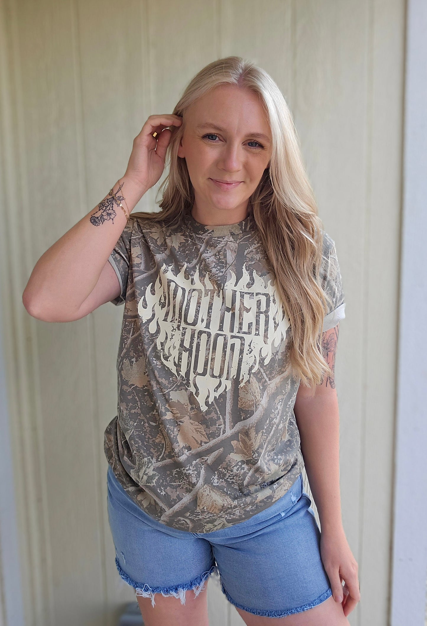 MOTHERHOOD FLAME Deadwood Camo Tee