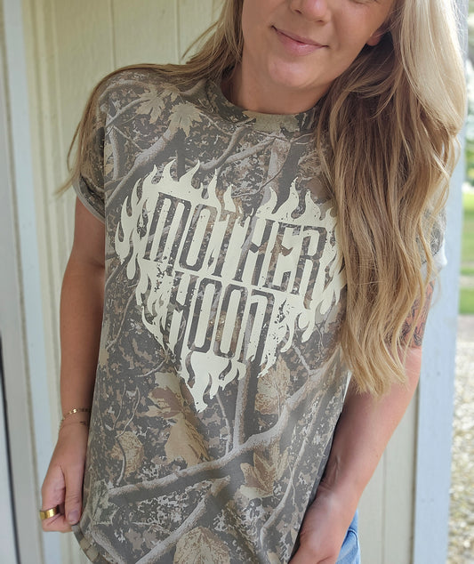 MOTHERHOOD FLAME Deadwood Camo Tee