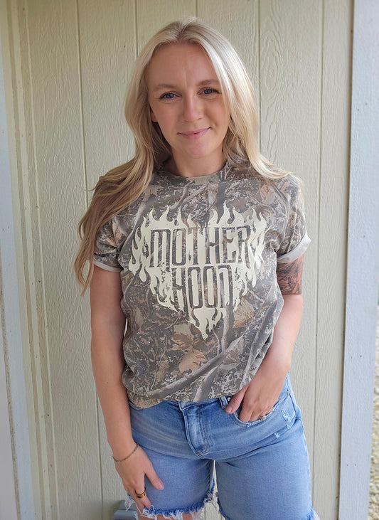 MOTHERHOOD FLAME Deadwood Camo Tee