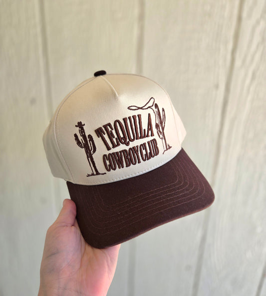 COWBOY TEQUILA CLUB Embroidered Trucker Hat