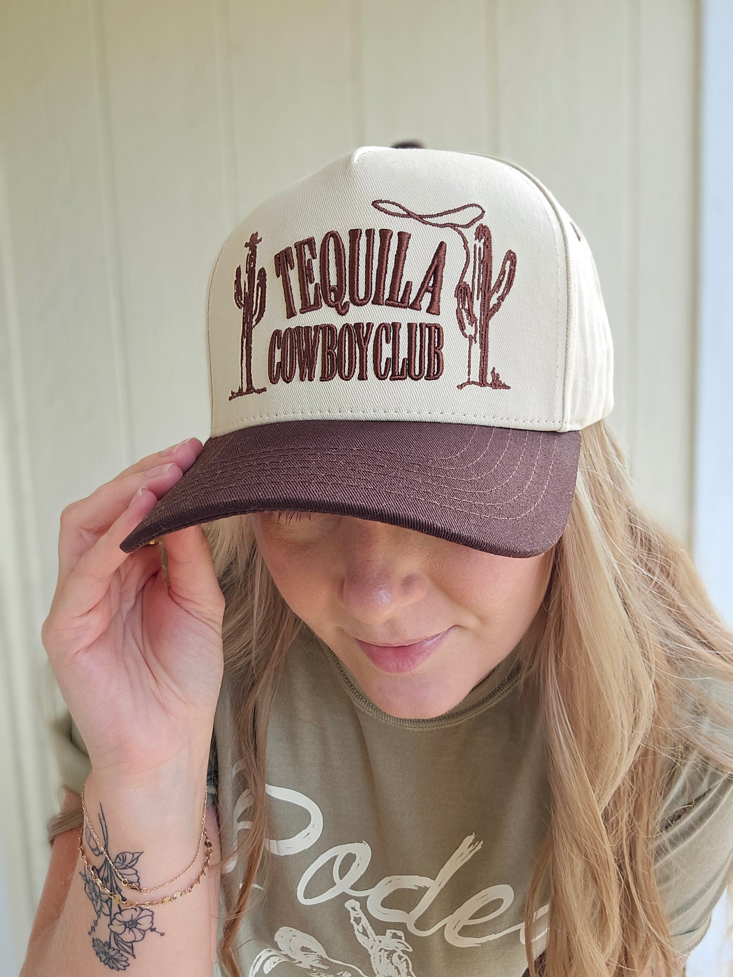 COWBOY TEQUILA CLUB Embroidered Trucker Hat
